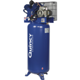 Thumbnail of QT54 compressor blue with pump on top of 60 gallon tank